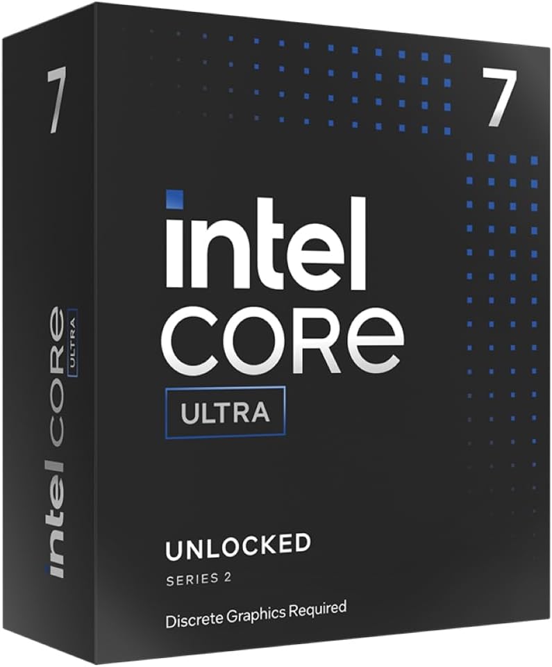 Processeur Intel Core Ultra 7 265KF (5,5 Ghz) LGA 1851 - Sans iGPU Version OEM (Tray)