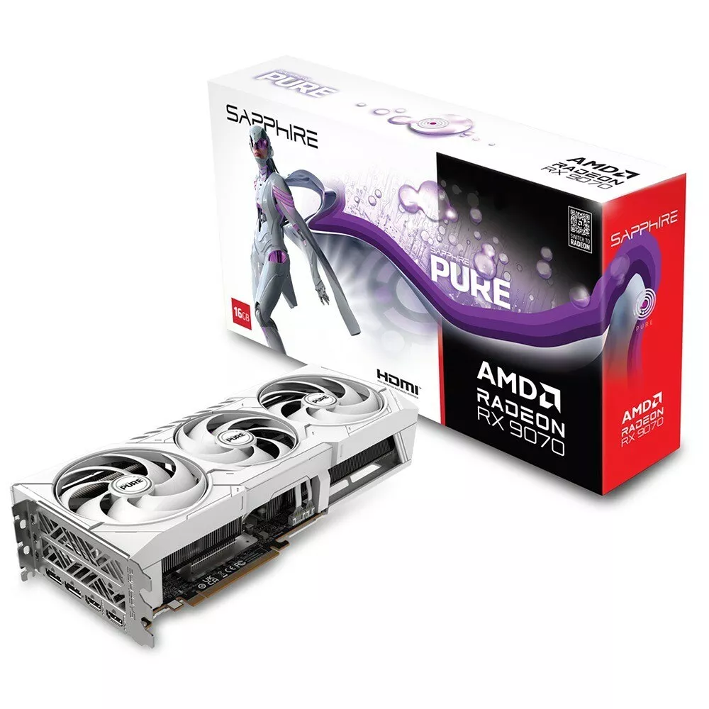 Carte Graphique Sapphire Radeon RX 9070 Pure Gaming OC