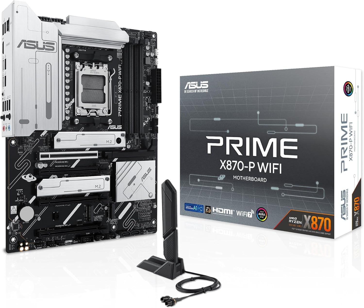 Carte Mère Asus Prime X870-P WiFi (AMD AM5) ATX