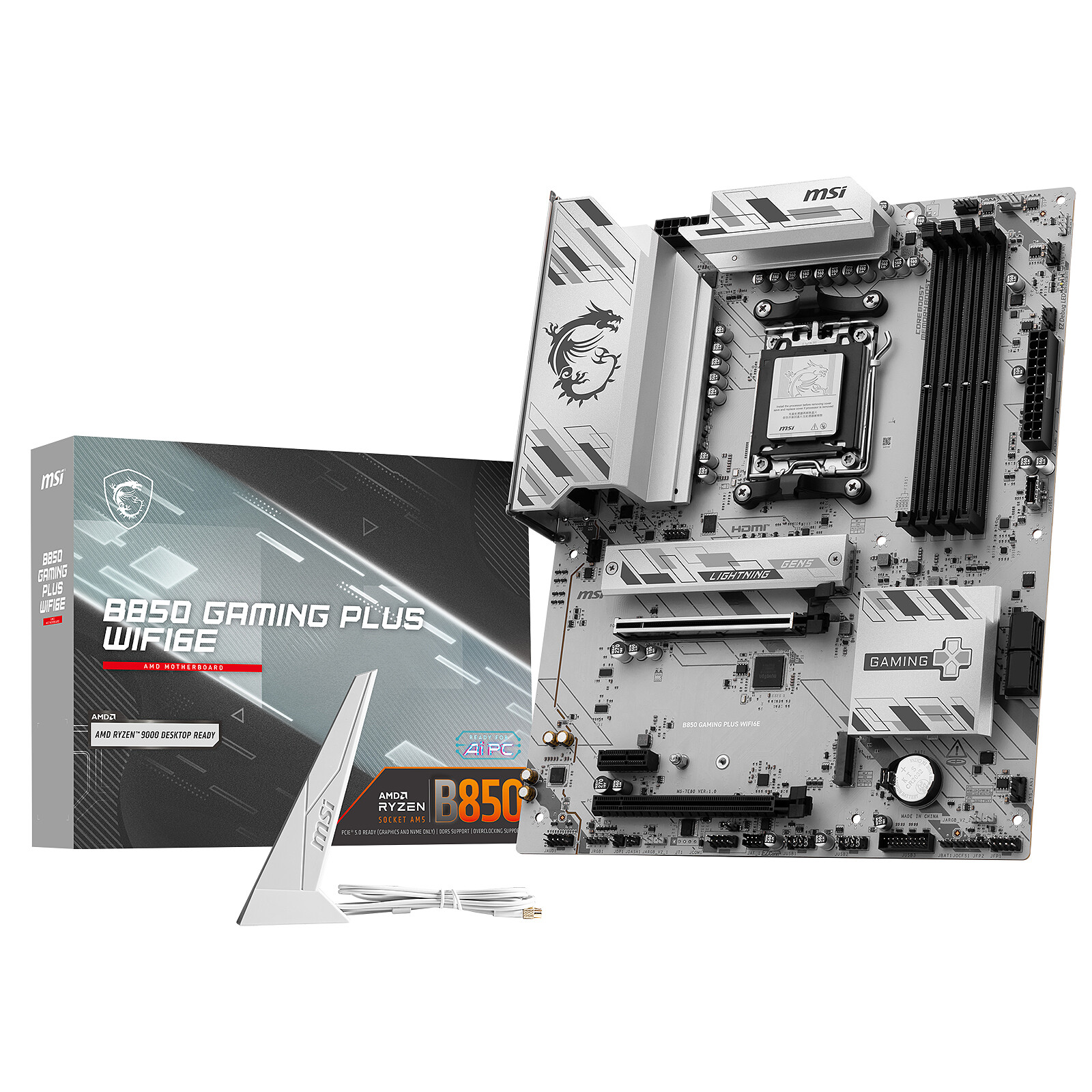Carte Mère MSI B850 Gaming Plus WiFi6E (AMD AM5) ATX