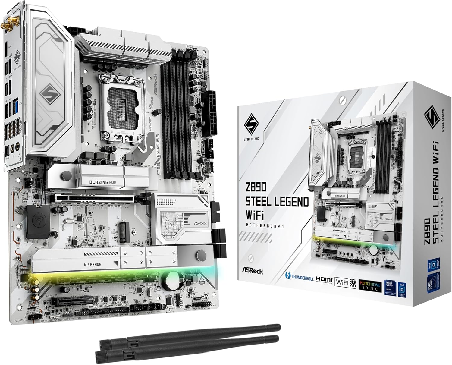 Carte Mère ASRock Z890 Steel Legend WiFi (Intel LGA 1851) ATX