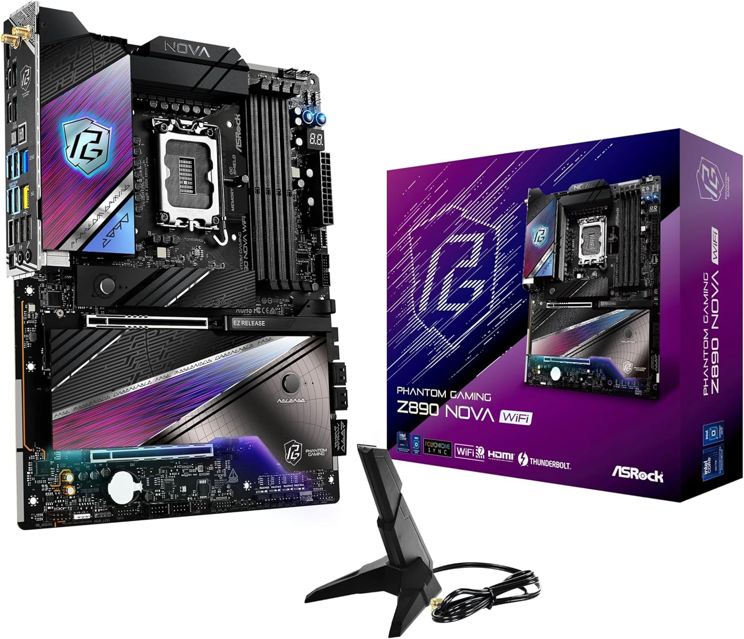 Carte Mère ASRock Z890 Nova WiFi (Intel LGA 1851) ATX
