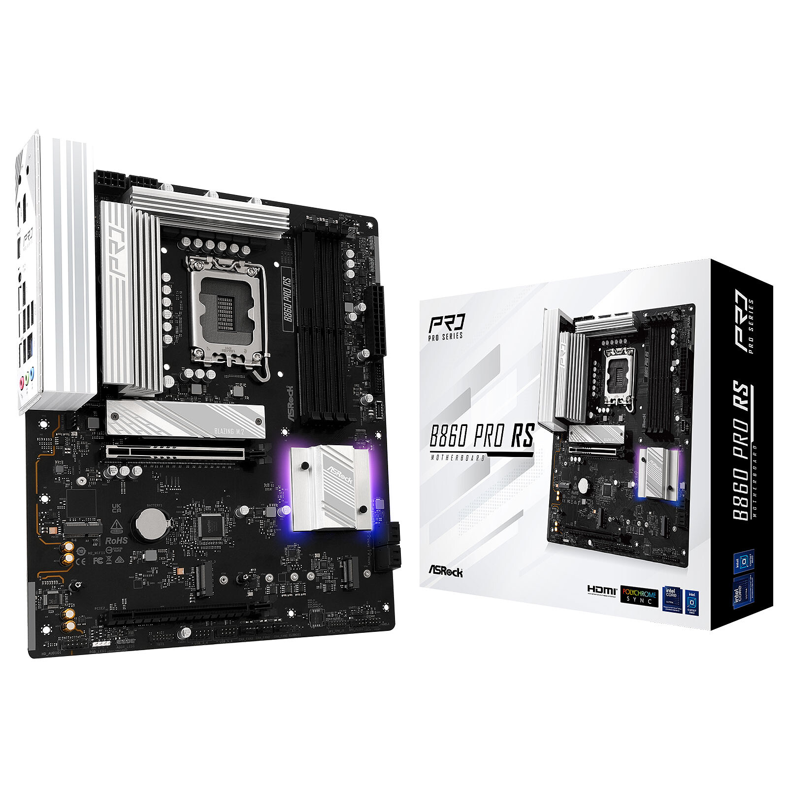 Carte Mère ASRock B860 Pro Race Sport (Intel LGA 1851)