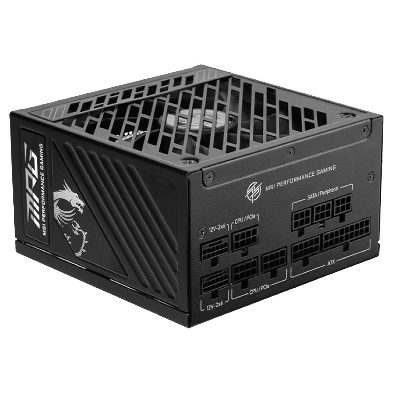 Alimentation ATX MSI MPG A1000GS PCIe5 - 1000W (Noir)