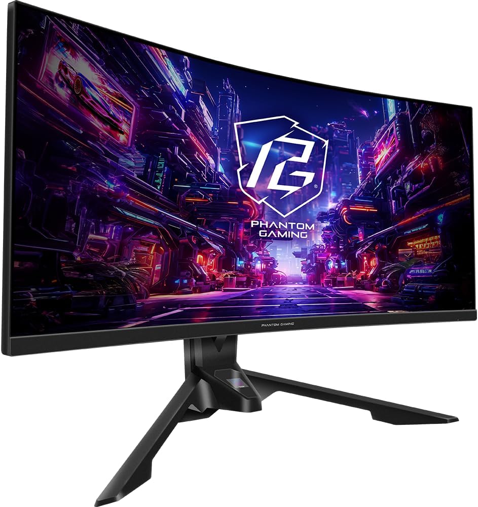 Ecran incurvé 34" ASRock Phantom Gaming PG34QRT3A WQHD 180Hz (Noir)