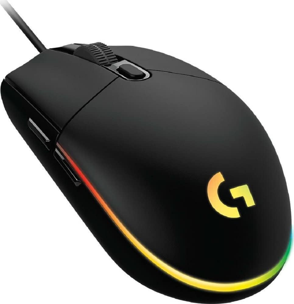 Souris filaire Gamer Logitech G102 LightSync RGB (Noir)