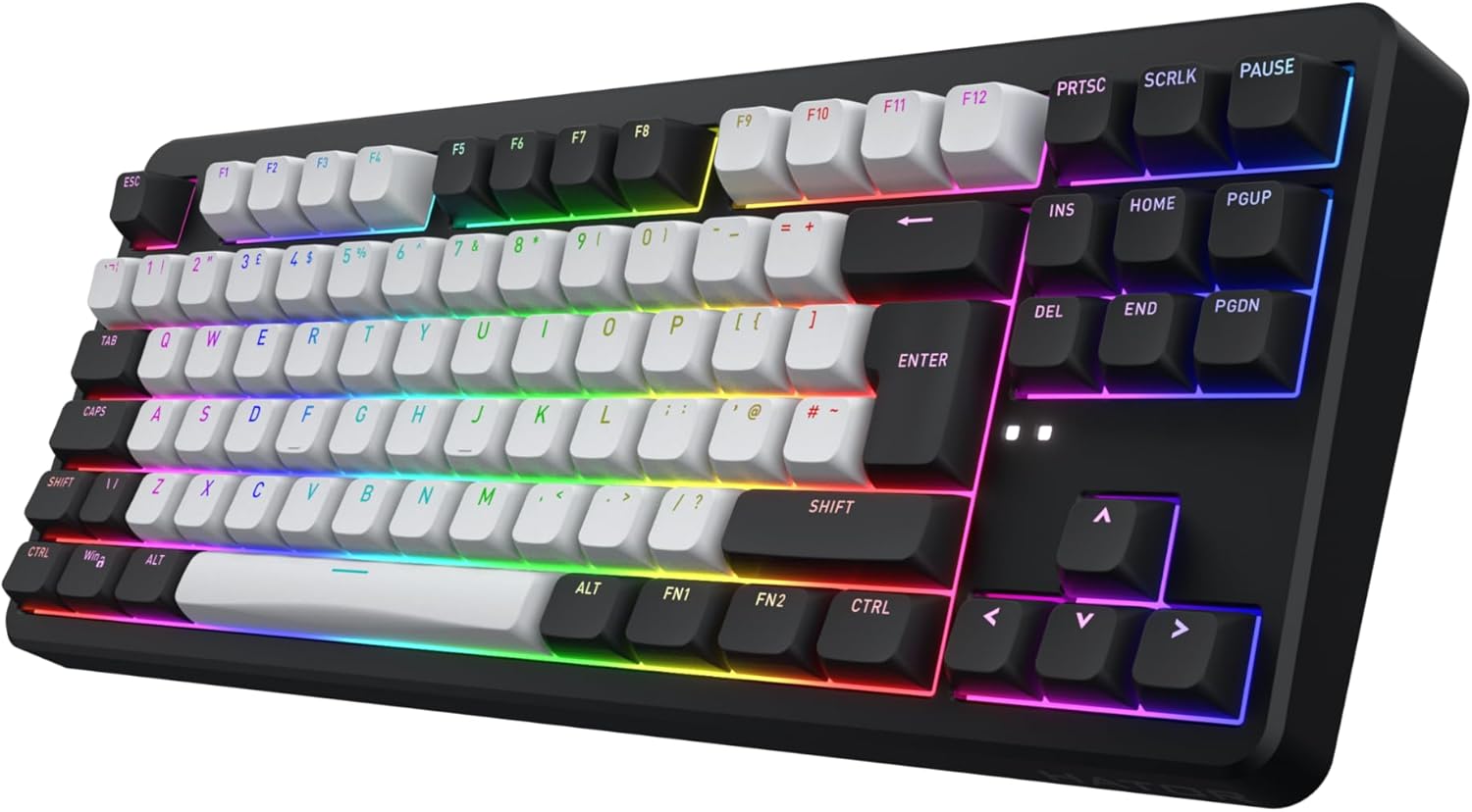 Clavier Gamer sans fil mécanique ( Hator Aurum Linear) Hator Rockfall 3 TKL RGB (Noir)