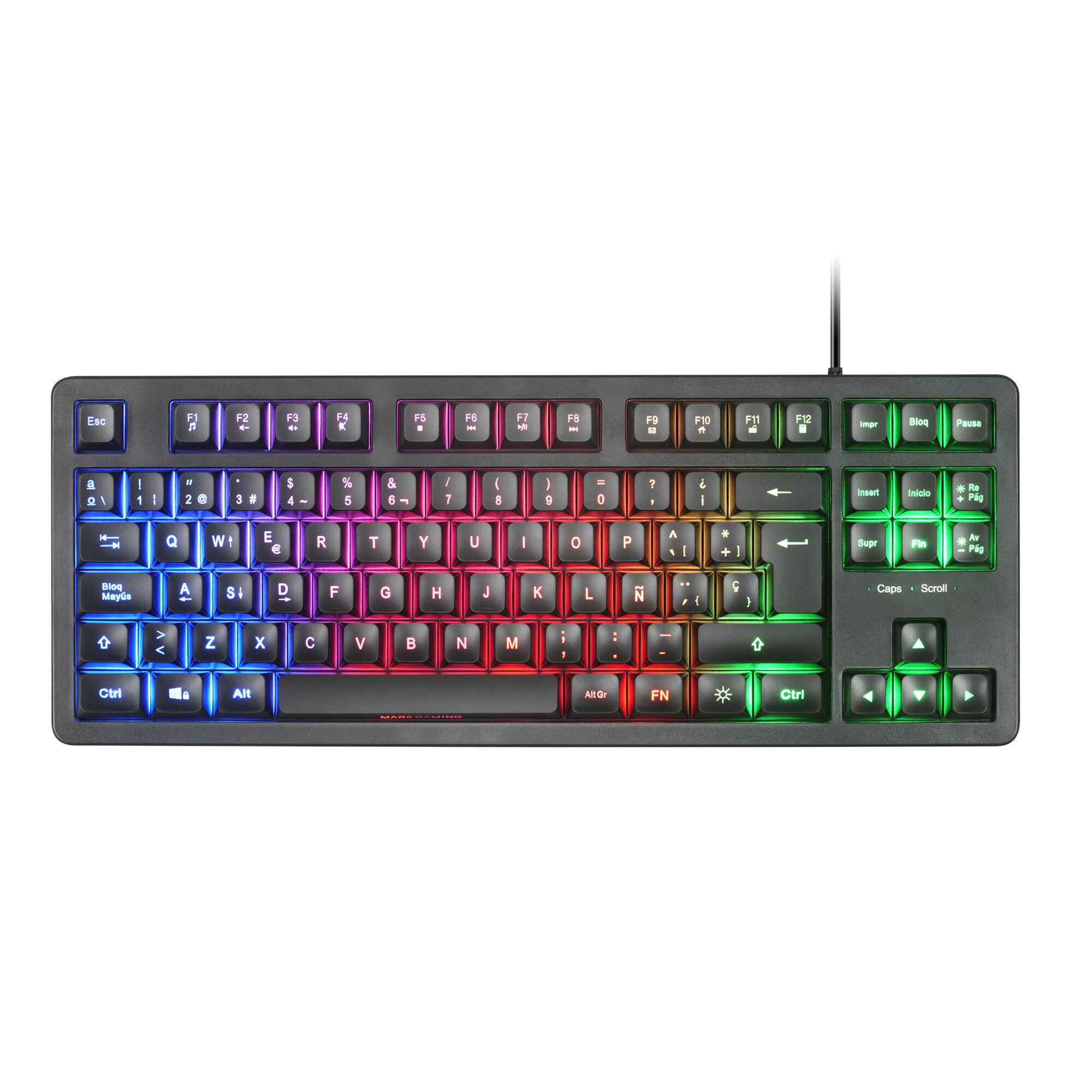 Clavier Gamer Mars Gaming MK023 RGB (Noir)