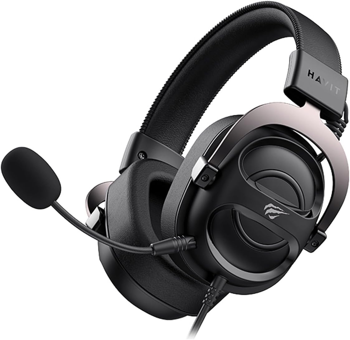 Casque Gamer filaire Havit Fuxi H2002E Pro (Noir/Rouge)