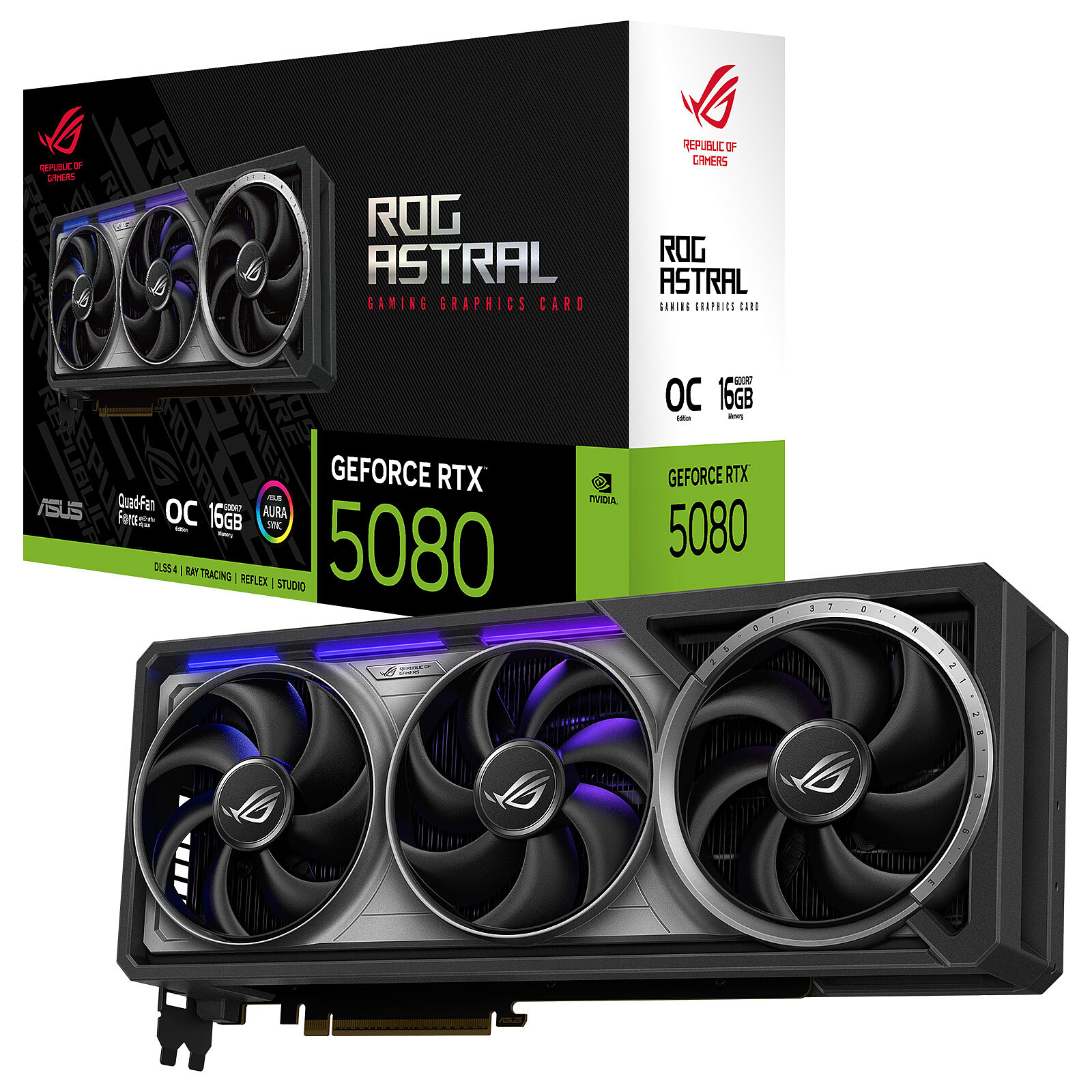 Carte Graphique Asus GeForce RTX 5080 Rog Astral OC