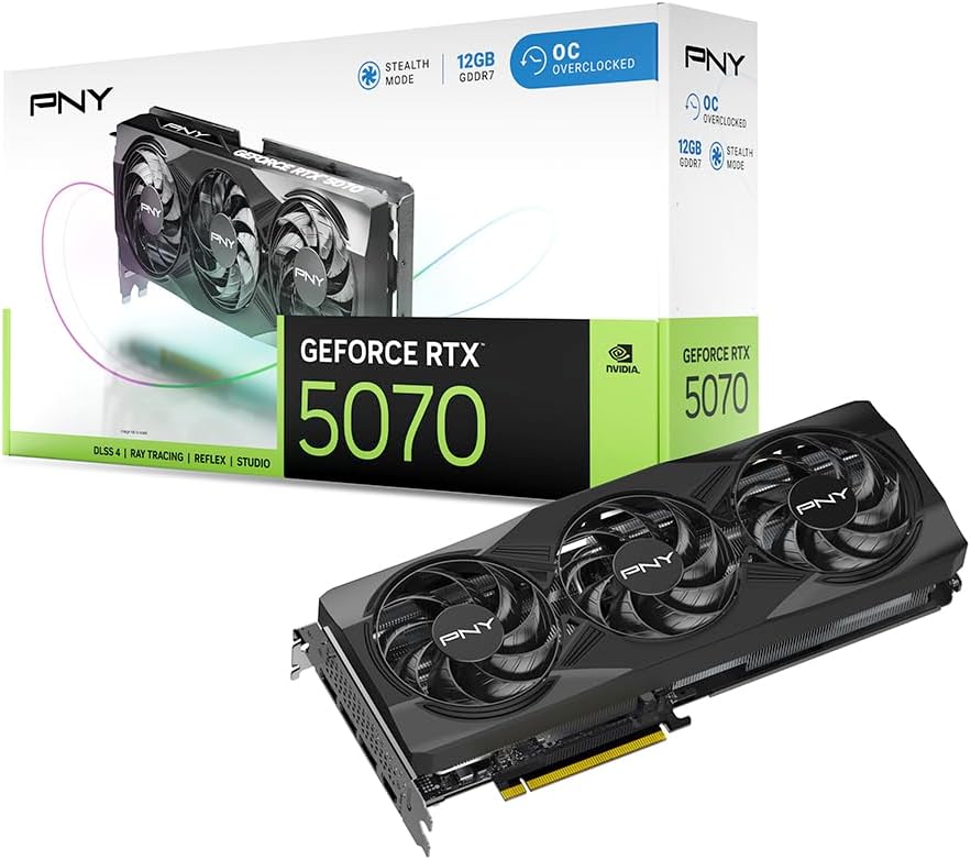 Carte Graphique PNY GeForce RTX 5070 Triple Fan