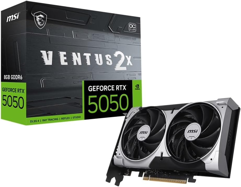 Carte Graphique MSI GeForce RTX 5050 Ventus 2X OC