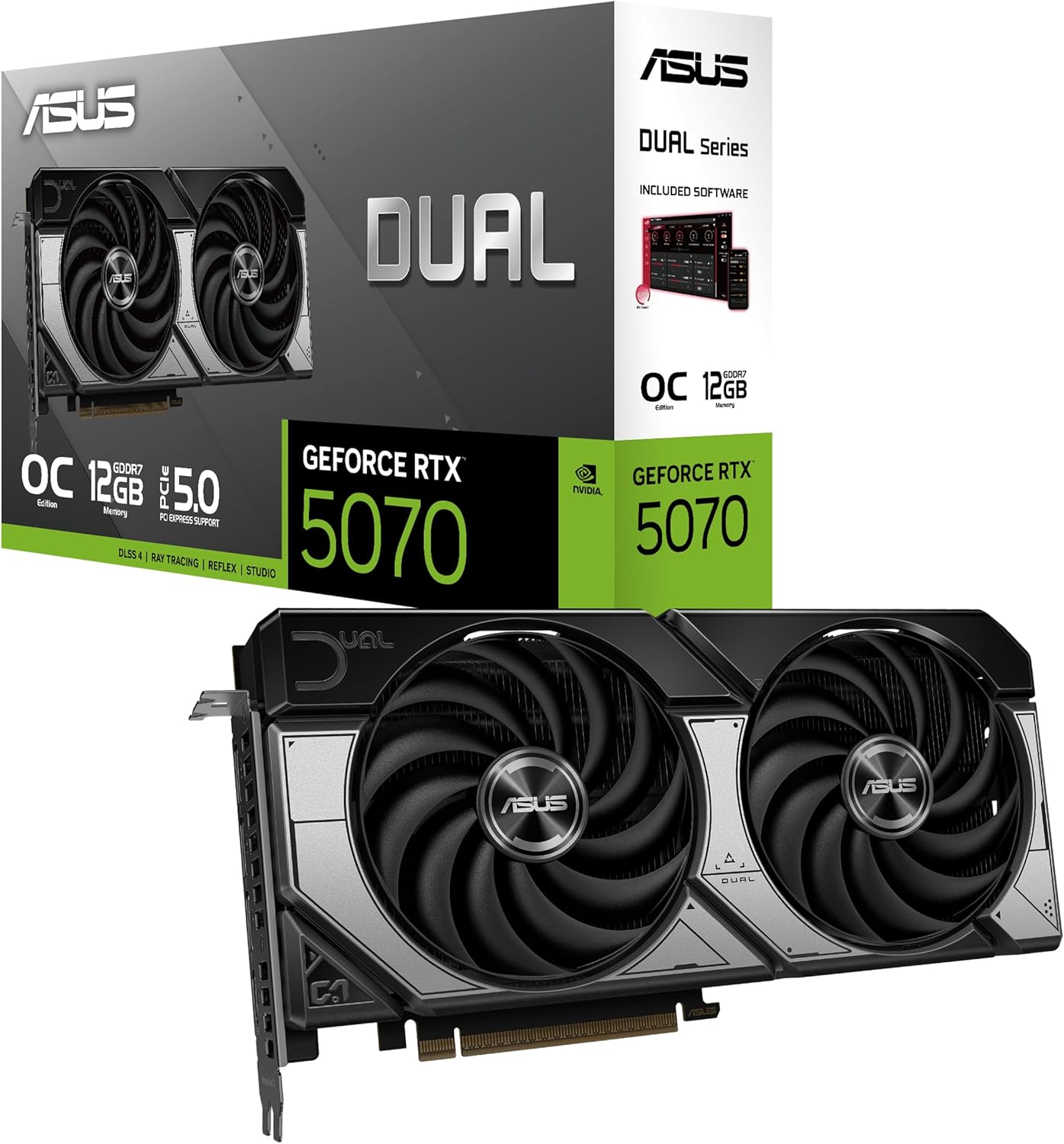 Carte Graphique Asus GeForce RTX 5070 Dual OC