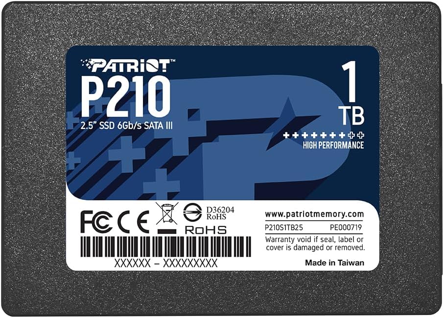 Disque SSD Patriot P210 1To - S-ATA 2,5"