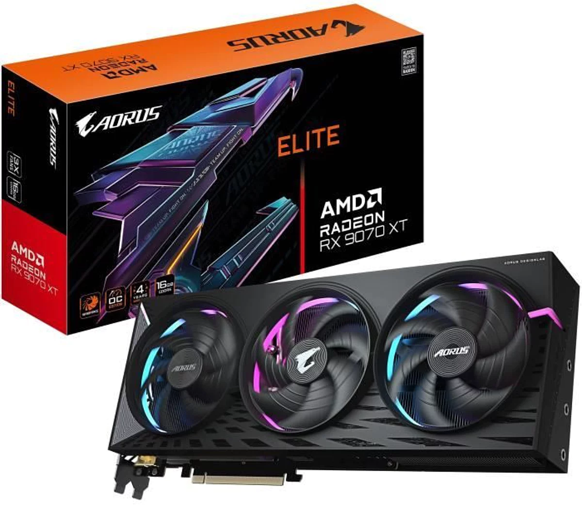 GIGABYTE AORUS Radeon RX 9070 XT ELITE 16G