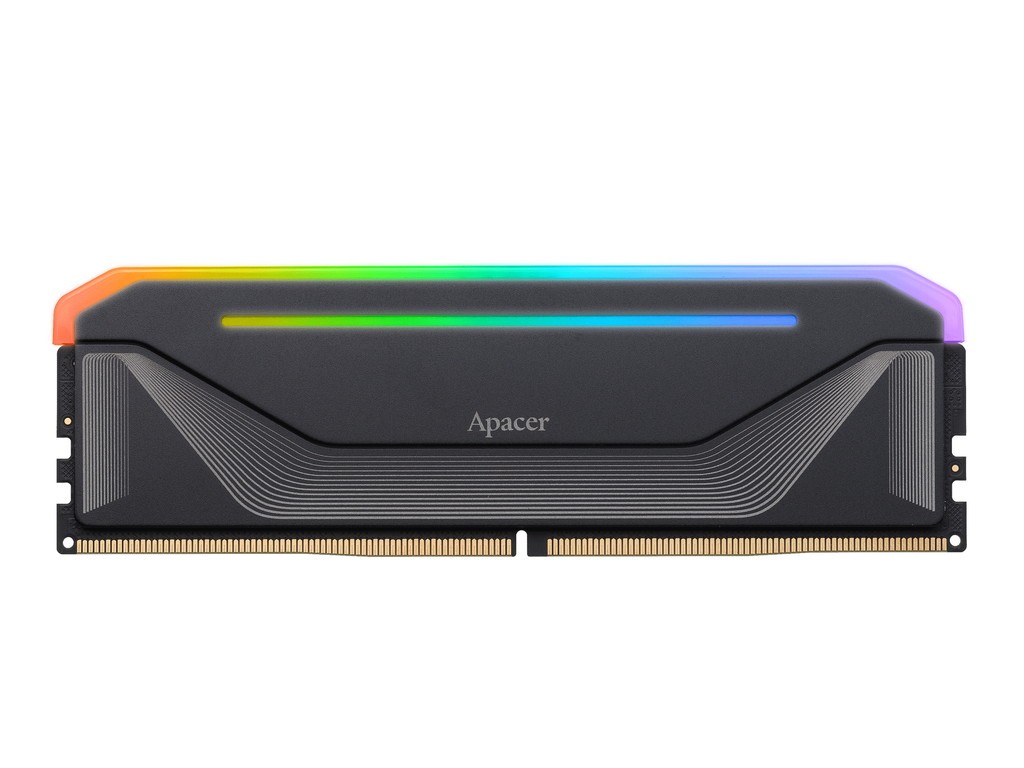 Barrette mémoire 16Go DIMM DDR5 Apacer Nox RGB 5600Mhz (Noir)