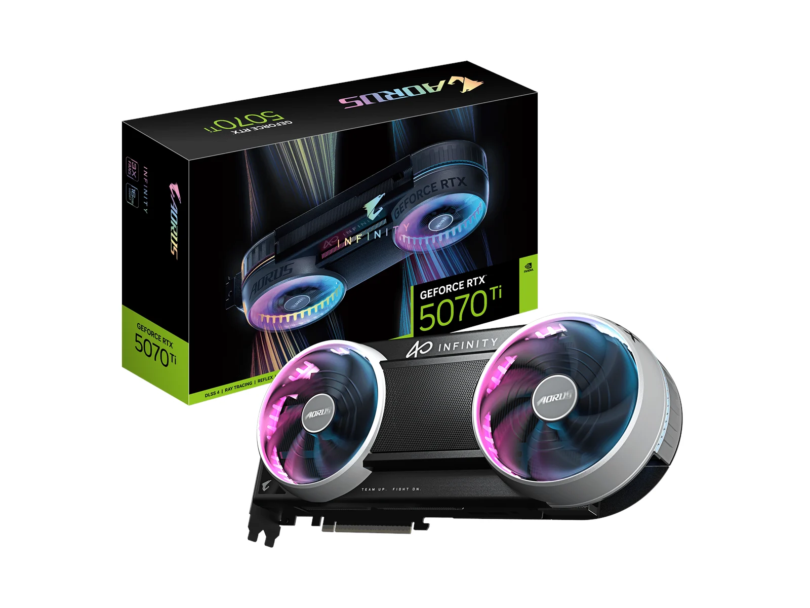 Gigabyte AORUS GeForce RTX 5070 Ti Infinity 16GB GDDR7 DLSS4